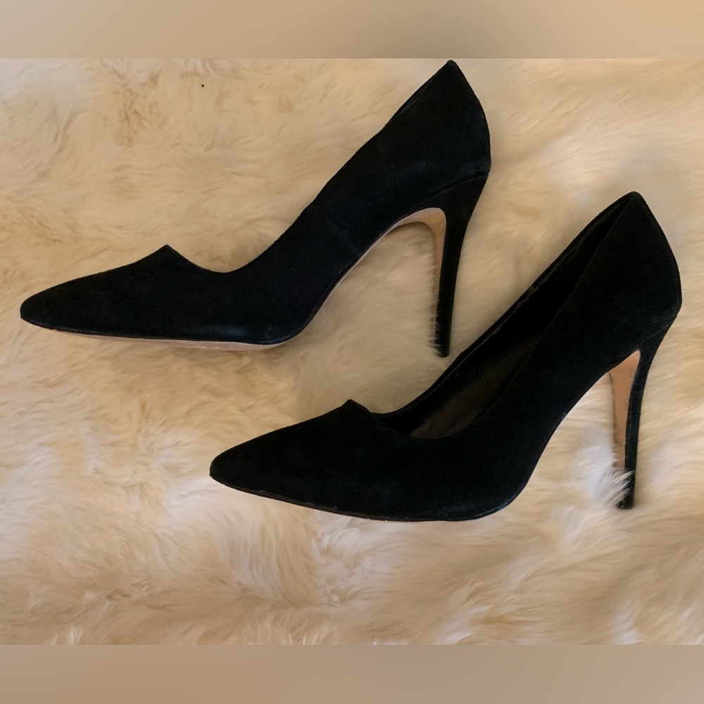Classic CARVELA Kurt Geiger Black Suede Pumps SHOES Heels women size 39